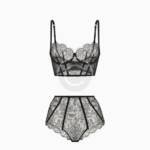 Sheer lace set