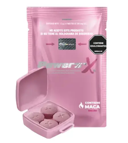 POWERS X ROSADO CAJA X 4 UNIDADES