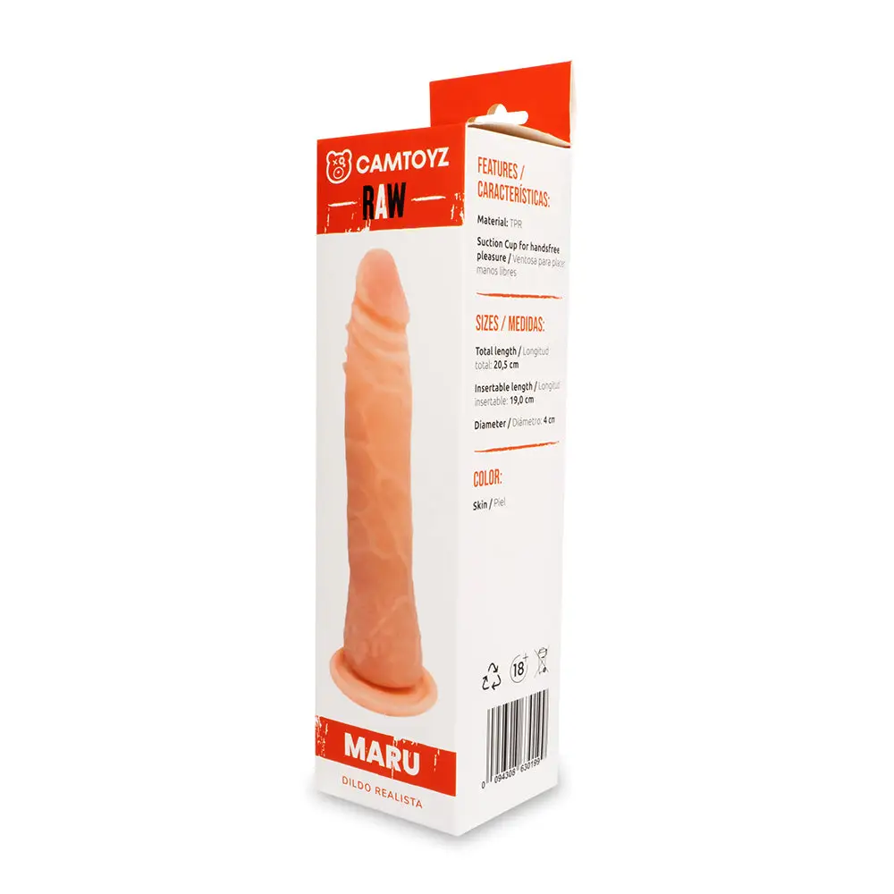 DILDO CON VENTOSA MARU 20 CM CAMTOYZ - Image 5