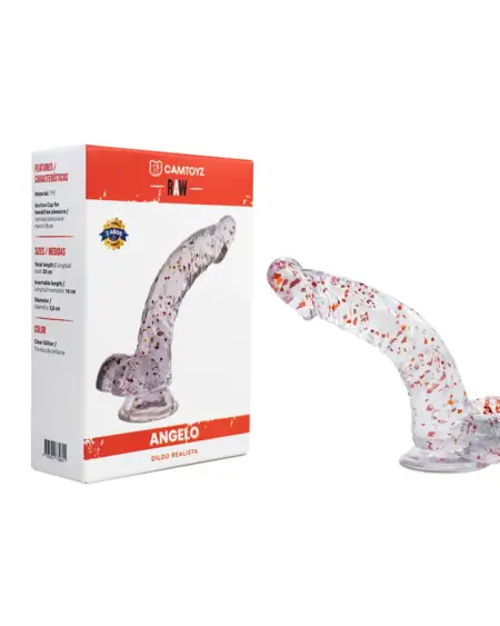DILDO REALISTA ANGELO 20 CM CAMTOYZ