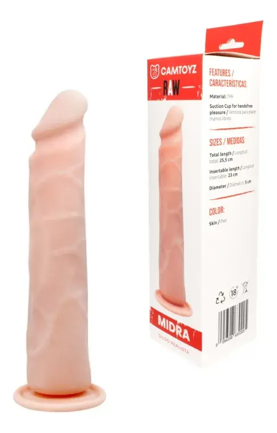 DILDO CON VENTOSA MIDRA 24 CM CAMTOYZ - Image 2