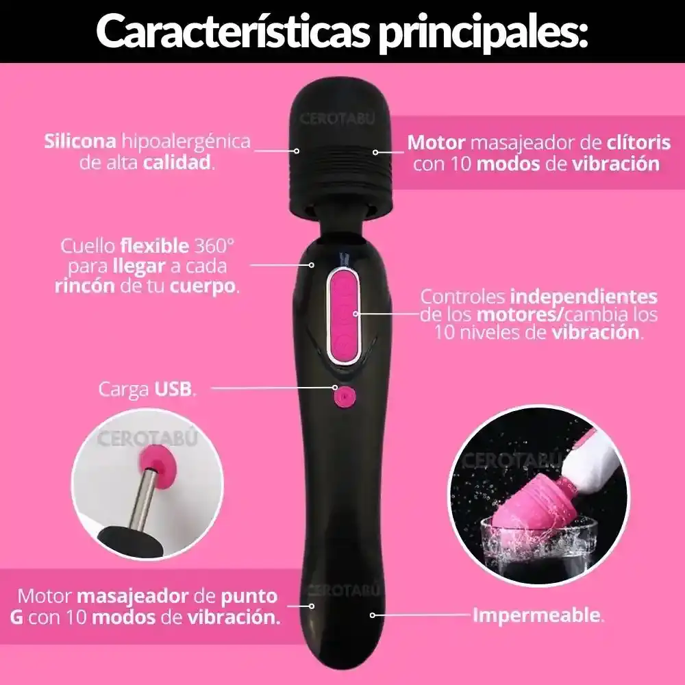VIBRADOR HITACHI CHIMONG LILO - Image 5