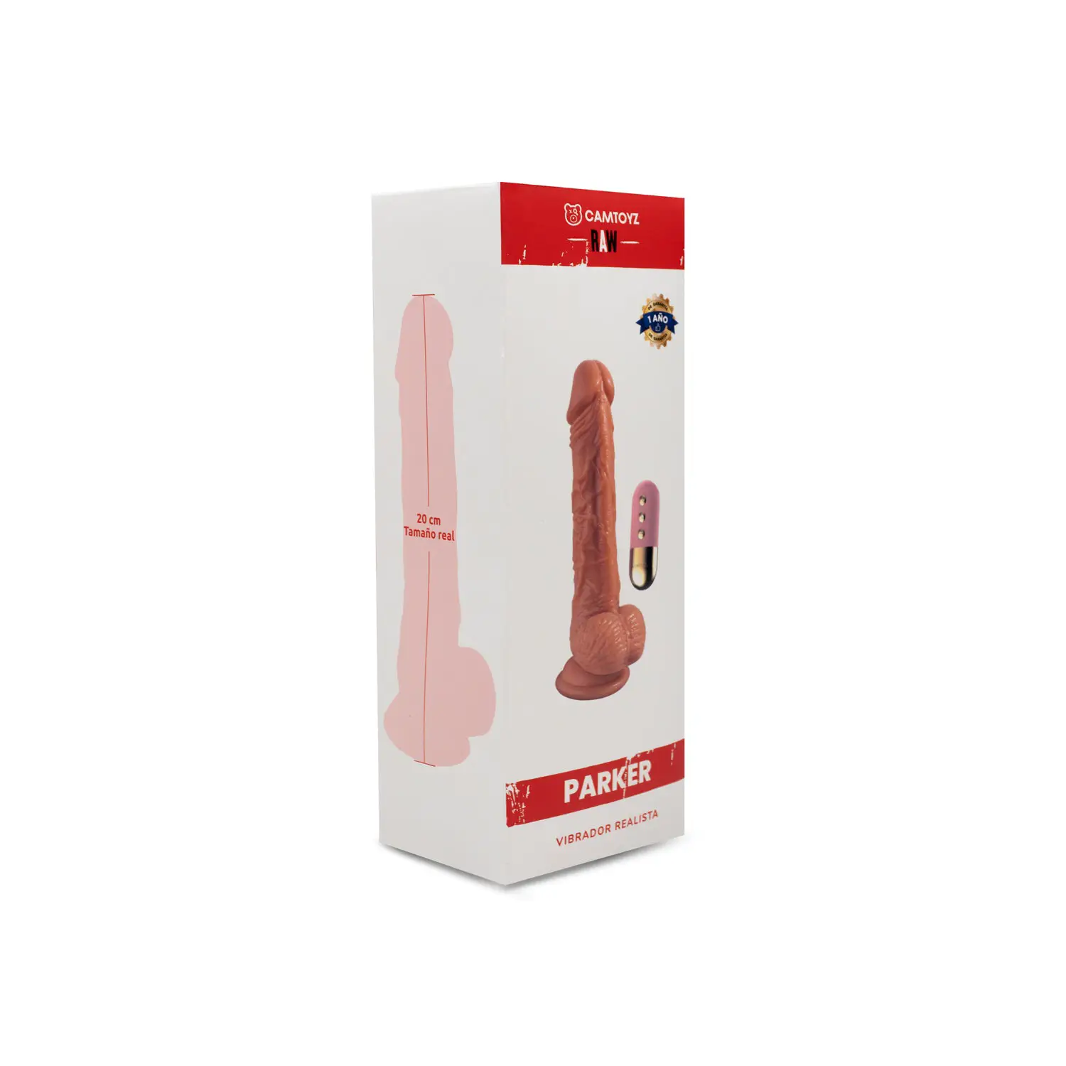 VIBRADOR REALISTA PARKER 20 CM CAMTOYZ - Image 3