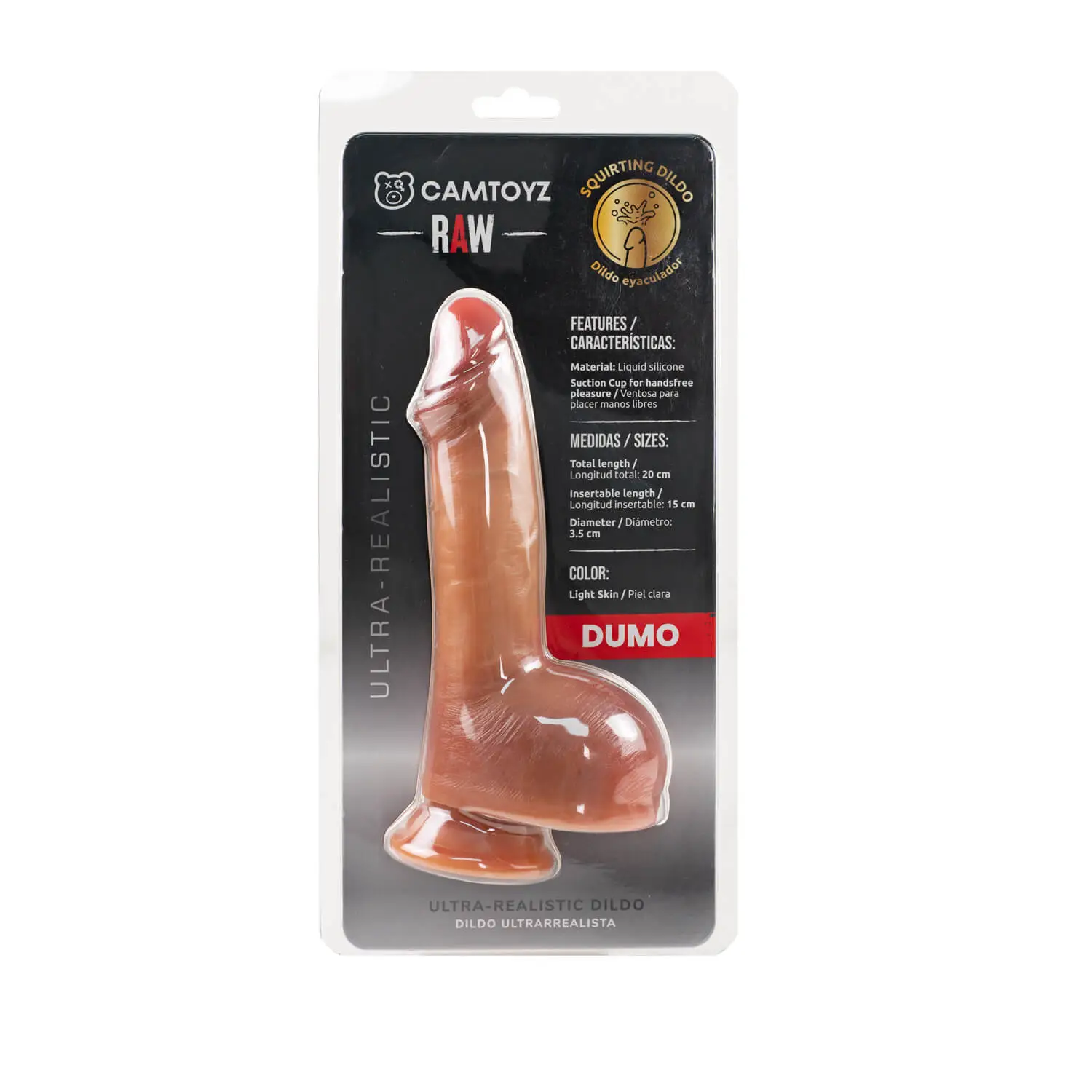 DILDO ULTRA REALISTA EYACULADOR DUMO 20 CM CAMTOYZ - Image 4