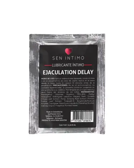 RETARDANTE EJACULATION DELAY SACHET X 7 ML SEN INTIMO